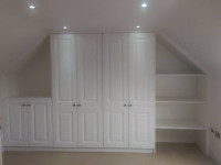 White fitted bedroom wardrobes